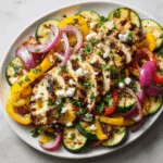 Grilled Chicken & Vegetable Salad with Feta