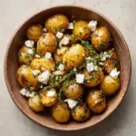 Crispy Roasted Potatoes with Herbed Feta 3 Crispy Roasted Potatoes with Herbed Feta
