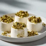 Frozen Pistachio Bites with Coconut Cream