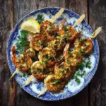 Grilled Garlic Herb Shrimp Skewers 3 Grilled Garlic Herb Shrimp Skewers