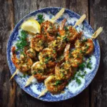 Grilled Garlic Herb Shrimp Skewers
