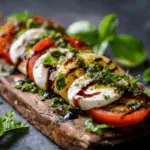 Classic Caprese Salad with Balsamic Glaze