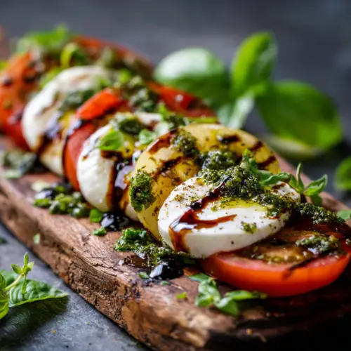 Classic Caprese Salad with Balsamic Glaze