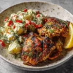 Herb-Grilled Chicken with Creamy Dill Potato Salad