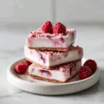 Frozen Raspberry Yogurt Bark with Crumble