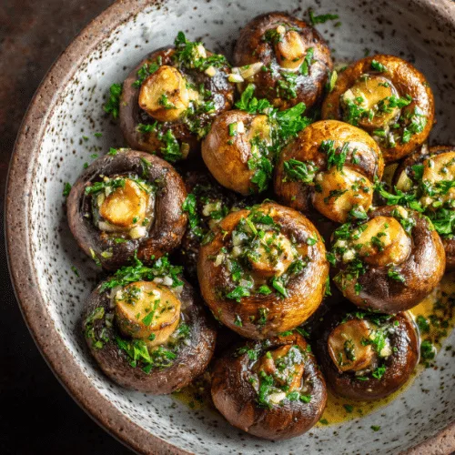 Garlic Herb Roasted Mushrooms