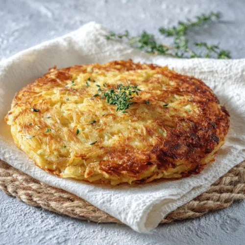 Crispy Swiss Rösti with Thyme