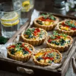 Mini Vegetable Quiche Cups