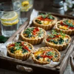 Mini Vegetable Quiche Cups
