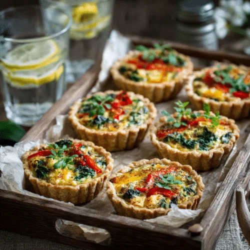 Mini Vegetable Quiche Cups