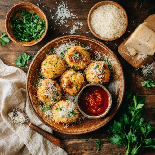Crispy Italian Arancini (Risotto Balls)