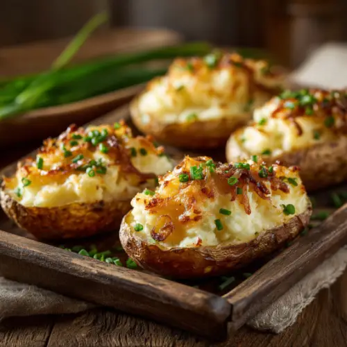 French Onion Twice-Baked Potatoes