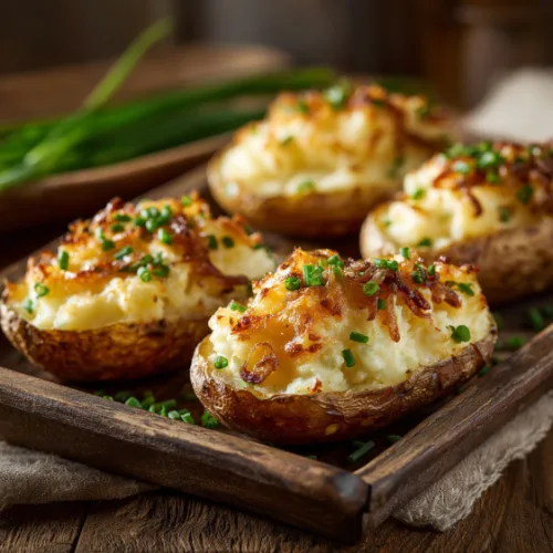 French Onion Twice-Baked Potatoes