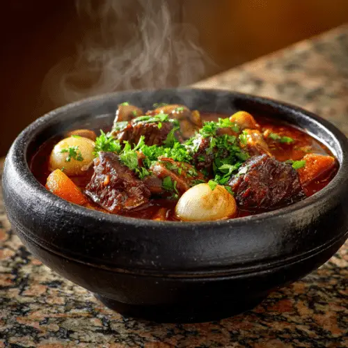 Classic French Beef Bourguignon