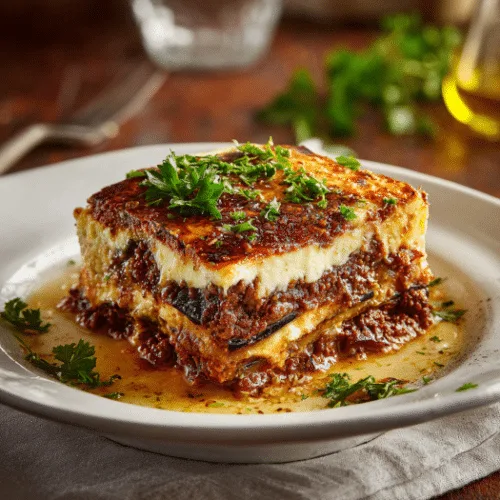 Traditional Greek Moussaka
