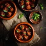 Classic Italian Meatballs in Rustic Tomato Sauce