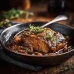 Slow Braised Balsamic Glazed Beef Roast