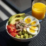 Tuna Protein Bowl with Avocado, Tomato & Boiled Eggs