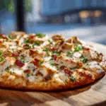 Grilled Chicken Bacon Ranch Pizza