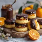 Chocolate-Dipped Orange Jam Tea Cakes
