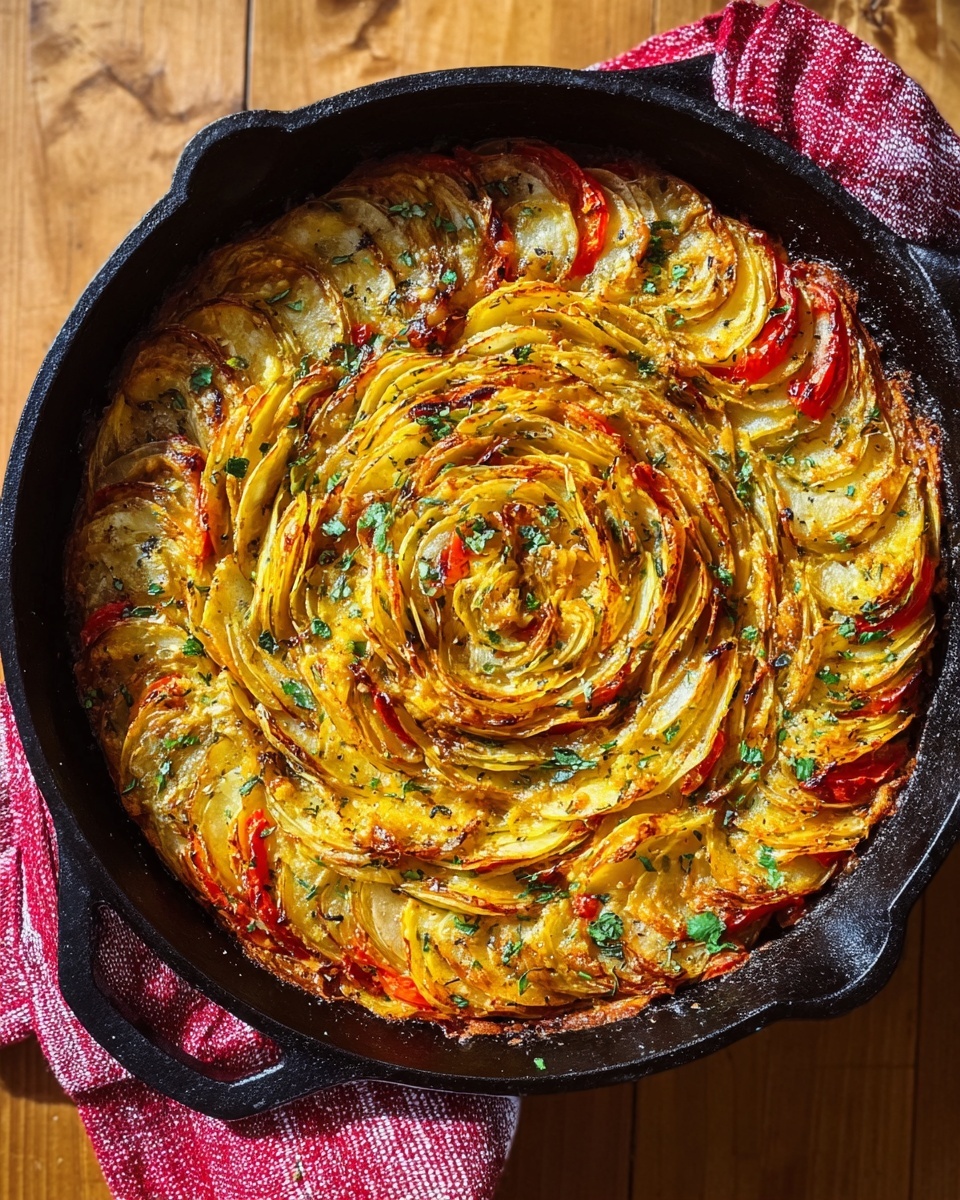 Breakfast Veggie Crinkle Cake Recipe