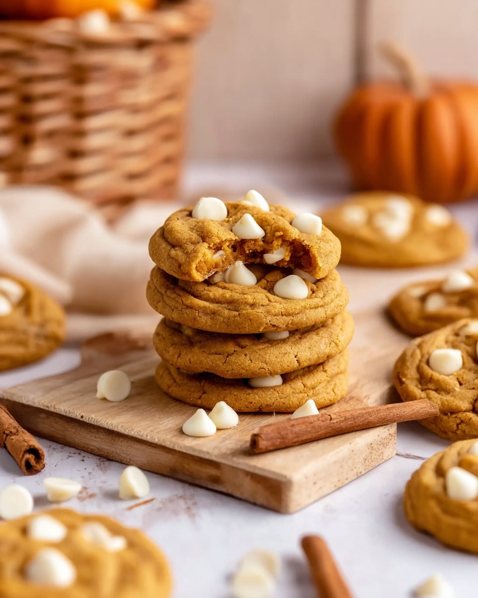 Pumpkin White Chocolate Chip Cookies Recipe - Recipe Image