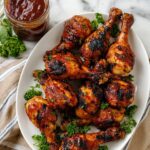 Sweet Barbecue Chicken Legs on the Grill Recipe