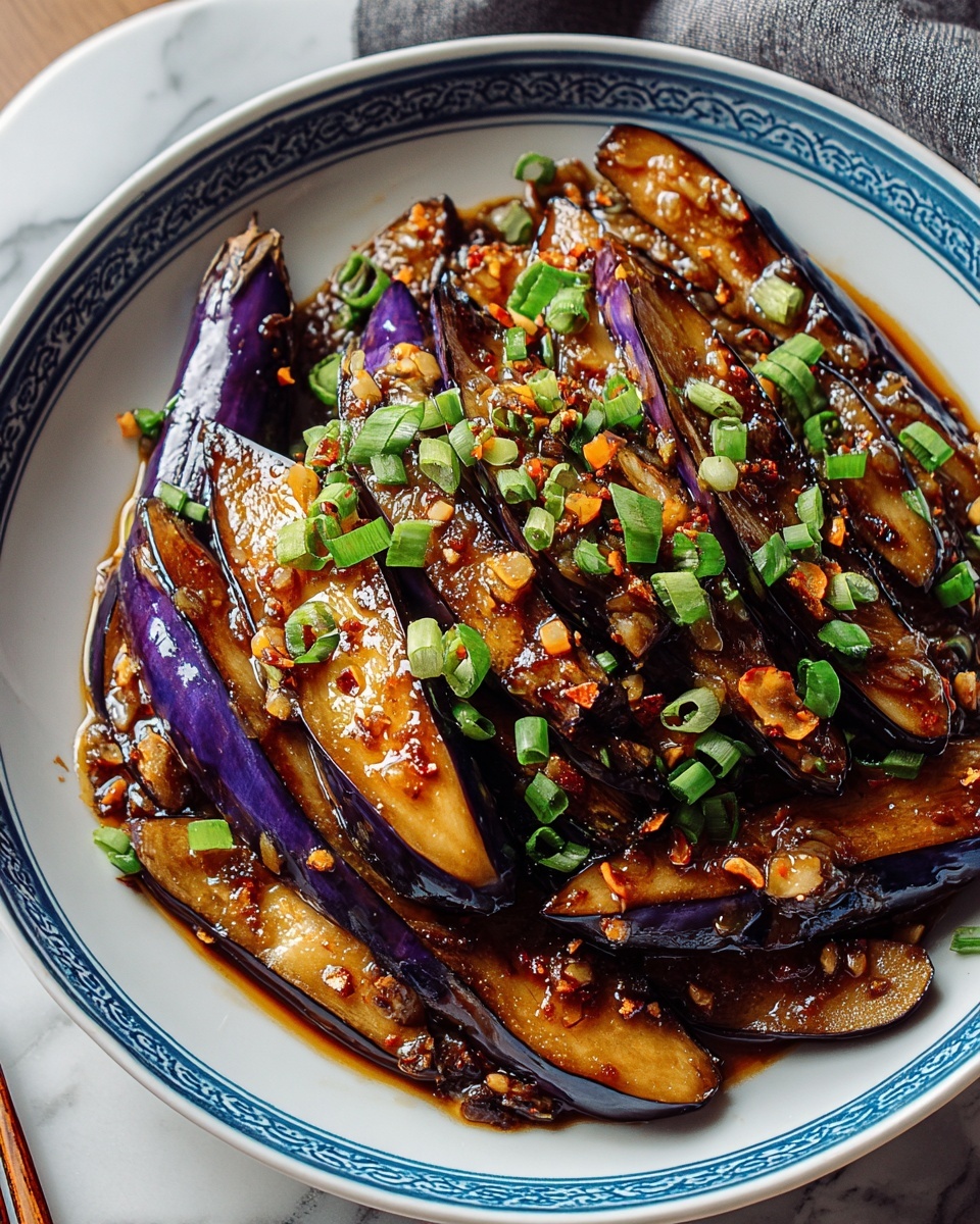 Chinese Eggplant with Garlic Sauce Recipe - Recipe Image