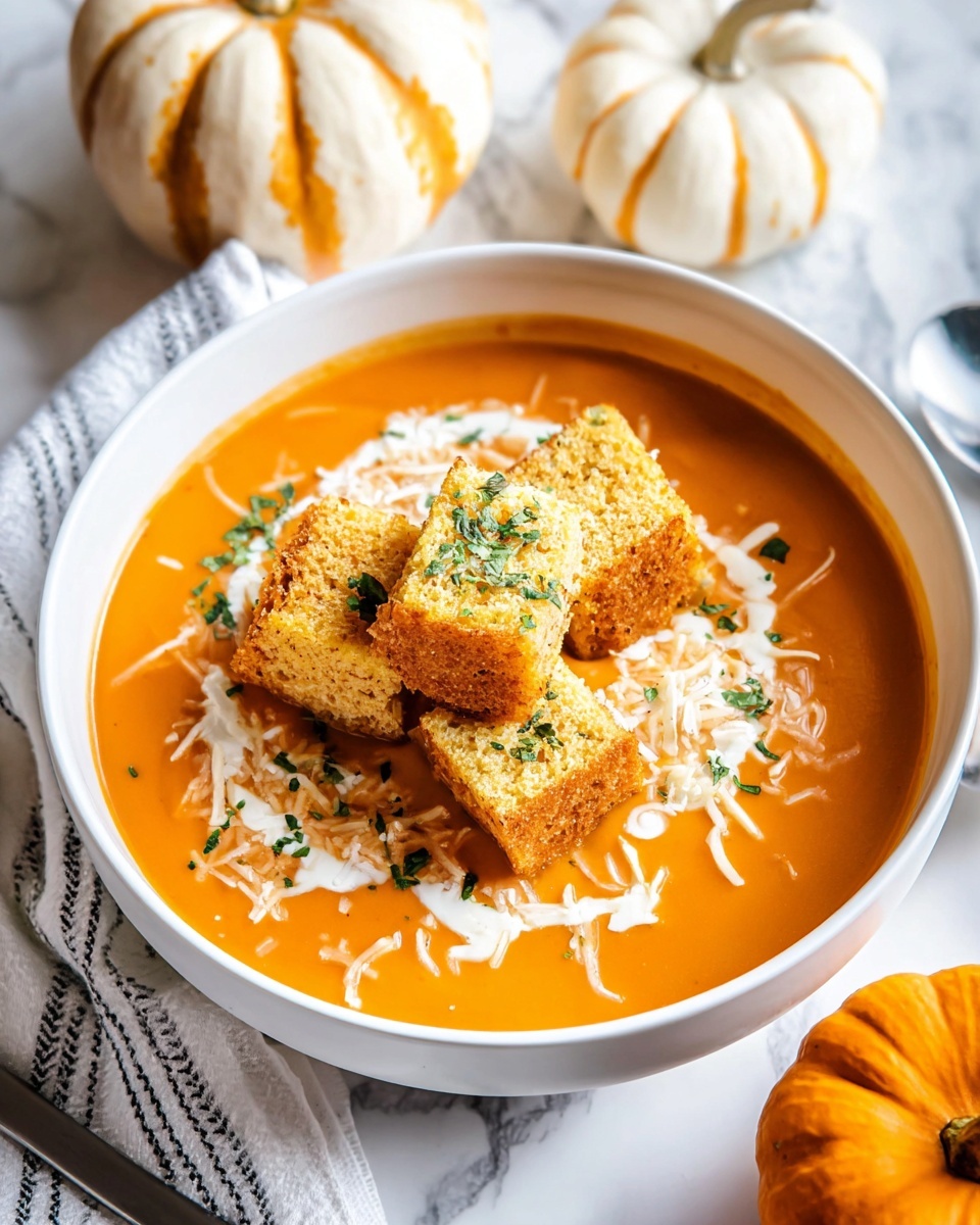Creamy Pumpkin Tomato Soup Recipe 6 Creamy Pumpkin Tomato Soup Recipe - Recipe Image
