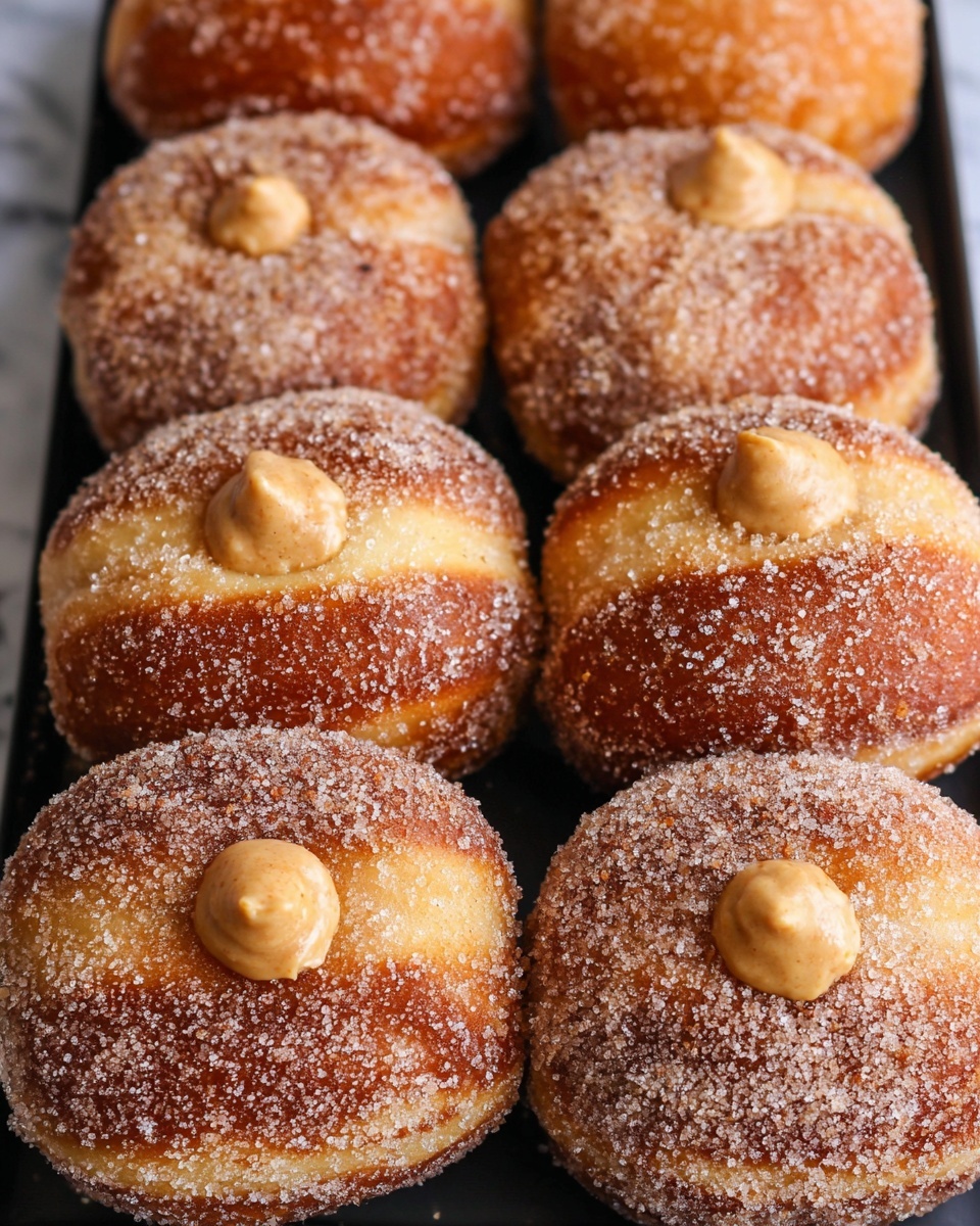 Pumpkin Cheesecake Brioche Doughnuts Recipe - Recipe Image
