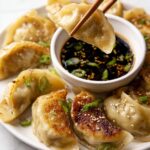 Crispy Pan-Fried Pork Dumplings with Hoisin and Green Onion Recipe