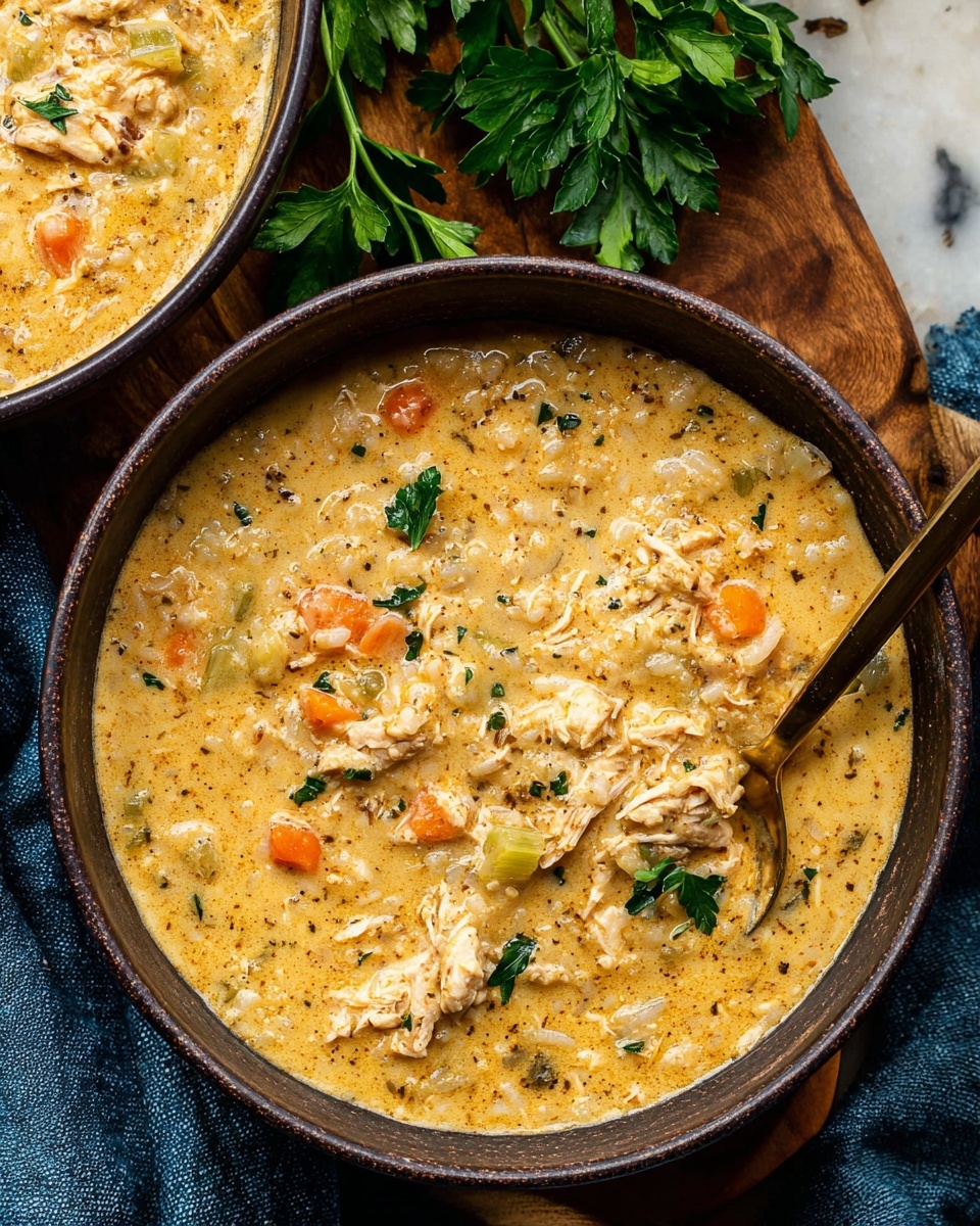 Creamy White Chicken and Rice Soup Recipe 4 Creamy White Chicken and Rice Soup Recipe