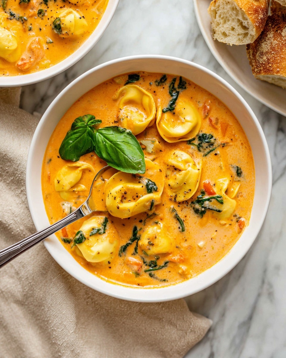 Vegan Tortellini Soup Recipe - Recipe Image