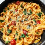 Vegan Creamy Sun Dried Tomato Pasta Recipe
