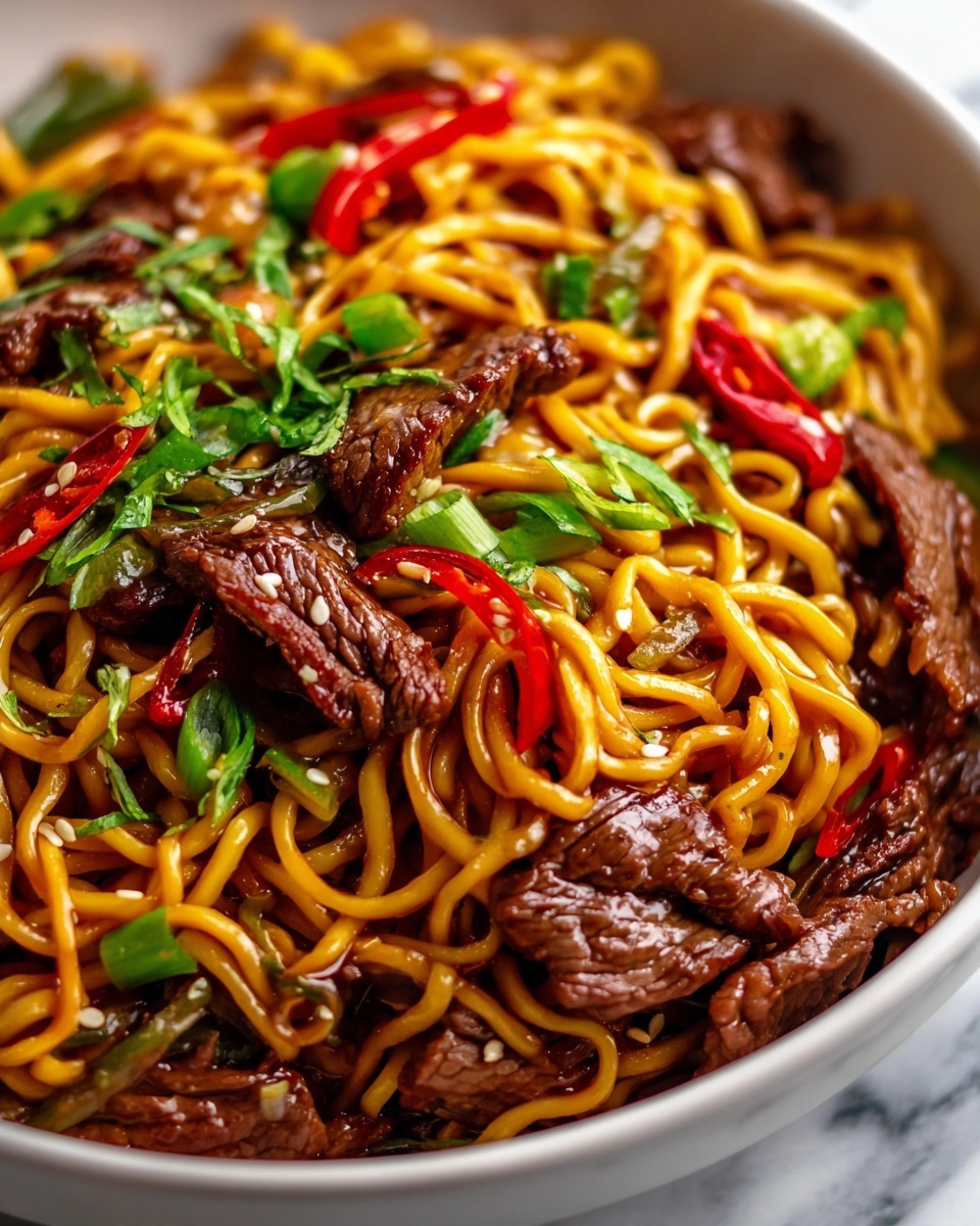 Sticky Beef Noodles Recipe 6 Sticky Beef Noodles Recipe - Recipe Image
