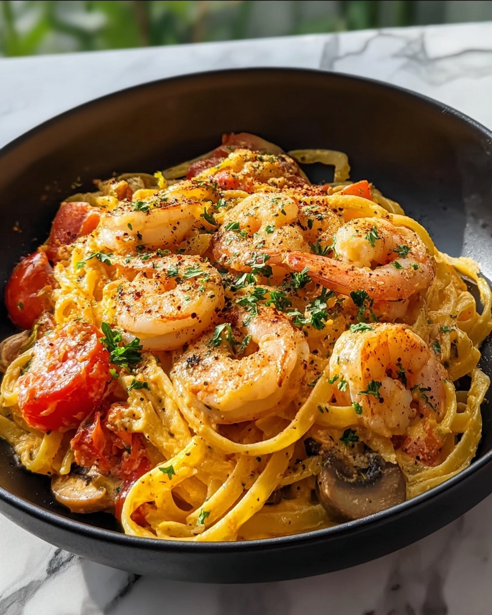 Jamaican Shrimp Pasta: A Creamy Delight Recipe