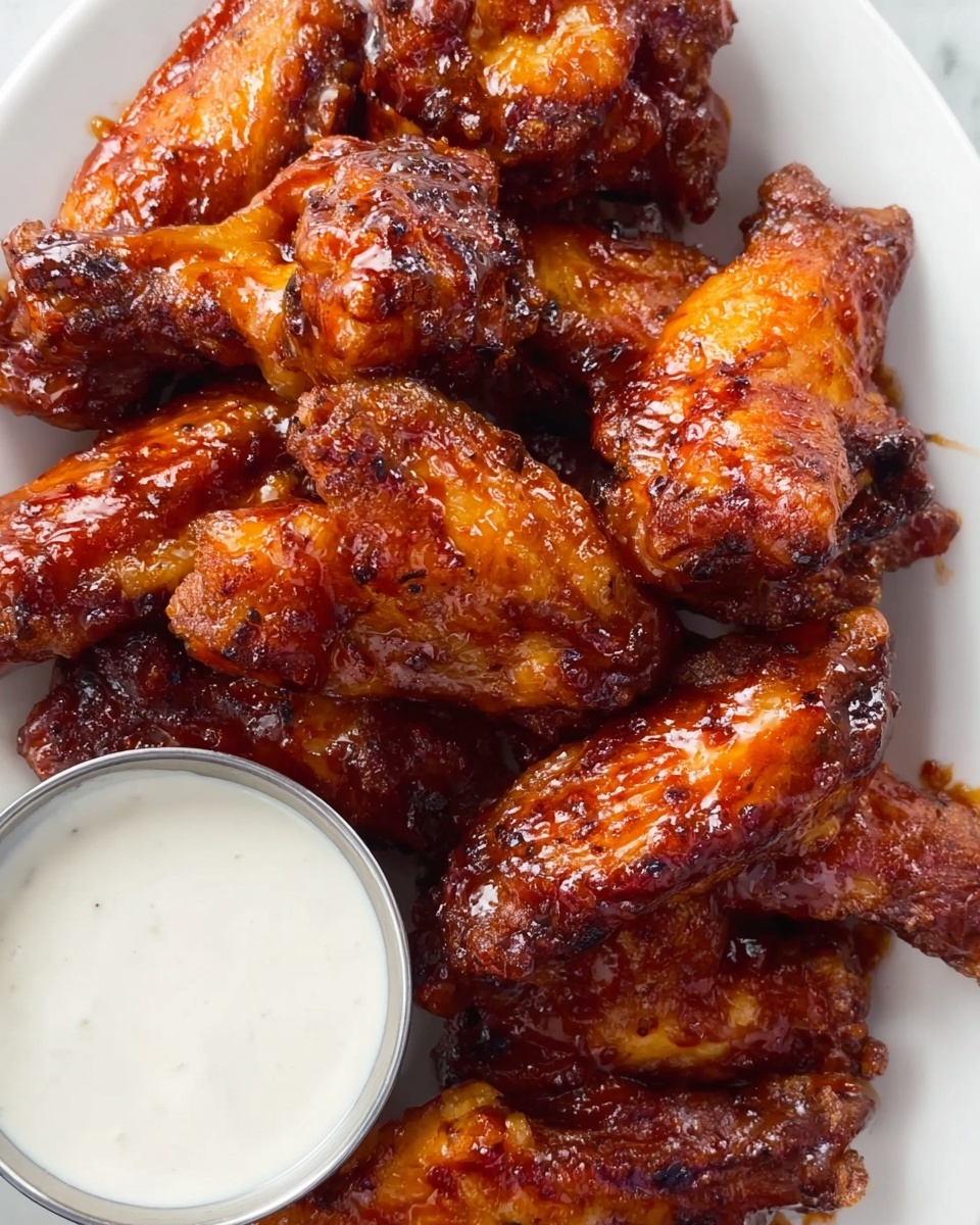 Baked Crispy BBQ Chicken Wings Recipe - Recipe Image