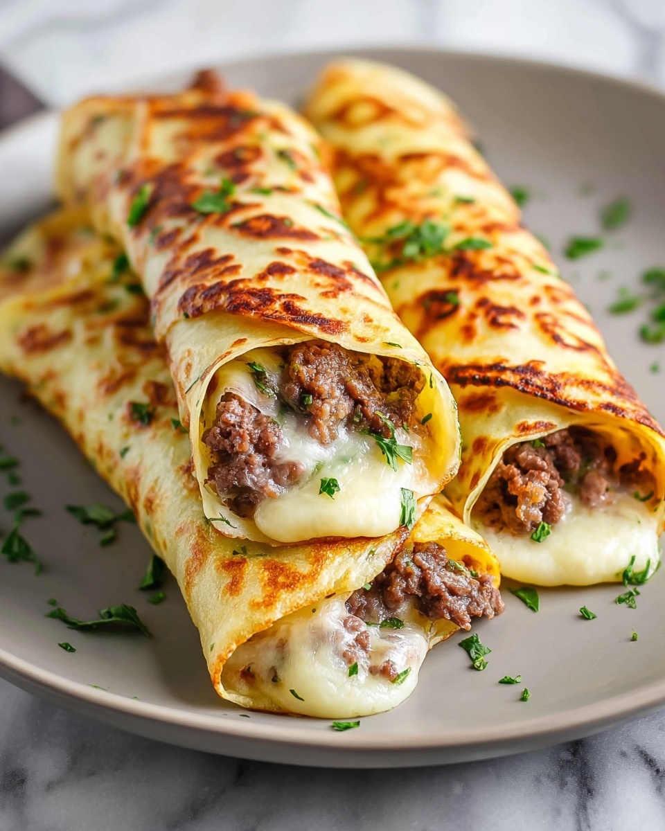 Keto Philly Cheesesteak Rolls Recipe - Recipe Image