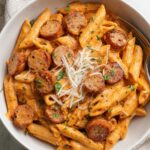 Creamy Cajun Sausage Pasta Recipe