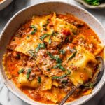 Easy Creamy Lasagna Soup Recipe