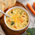 Creamy Vegetable Soup with Cheddar and Broccoli Recipe 7 Creamy Vegetable Soup with Cheddar and Broccoli Recipe