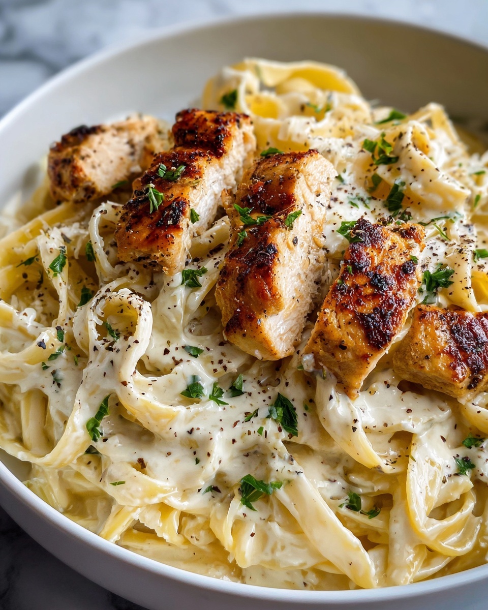 Chicken Alfredo Pasta Recipe - Recipe Image