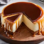 Ultra-Creamy Basque Cheesecake with Salted Caramel Sauce Recipe