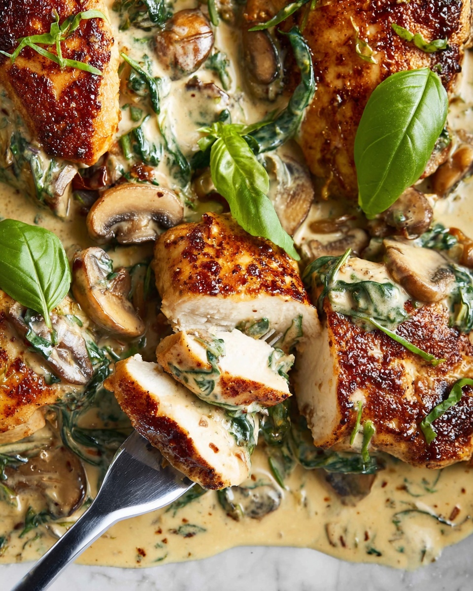 Creamy Mushroom Chicken Recipe