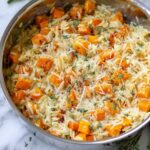 Cheesy Roasted Butternut Squash Orzo Recipe