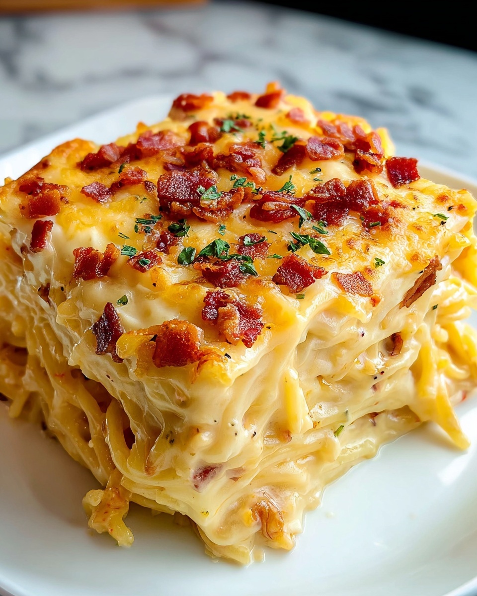 Spicy Southern Cheesy Chicken Spaghetti Casserole Recipe - Recipe Image