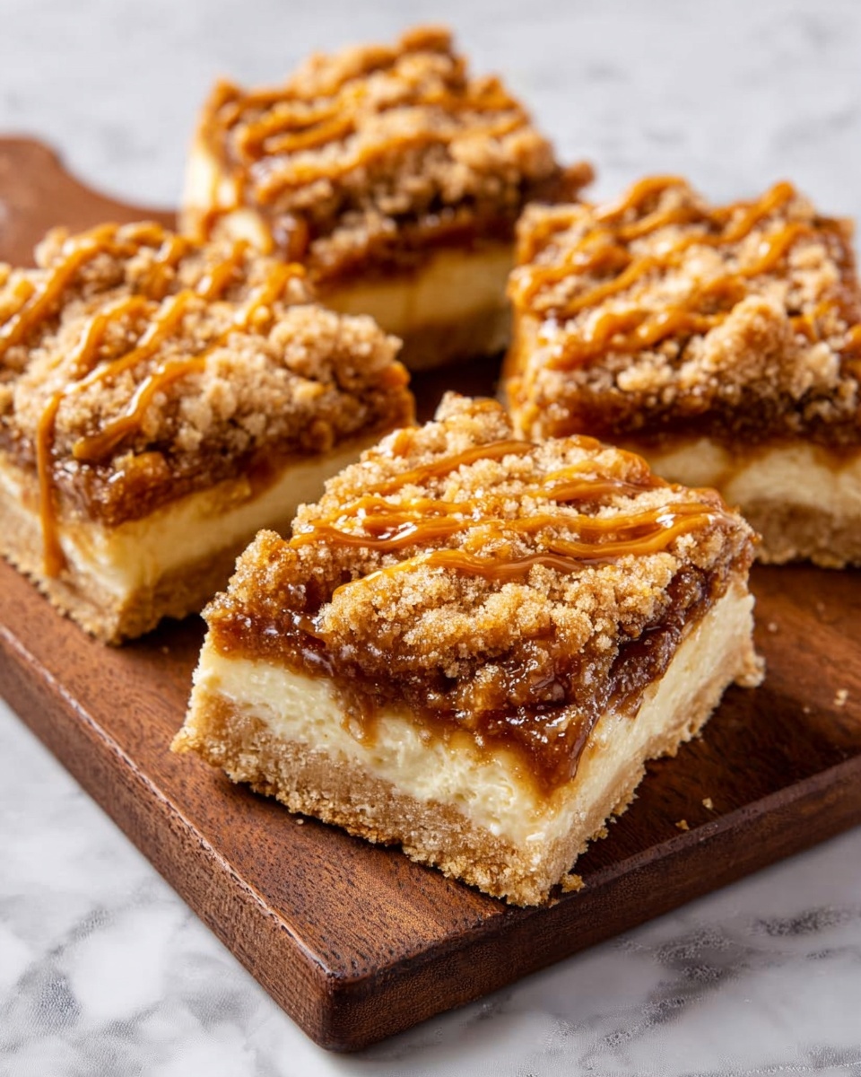 Caramel Apple Cheesecake Bars Recipe