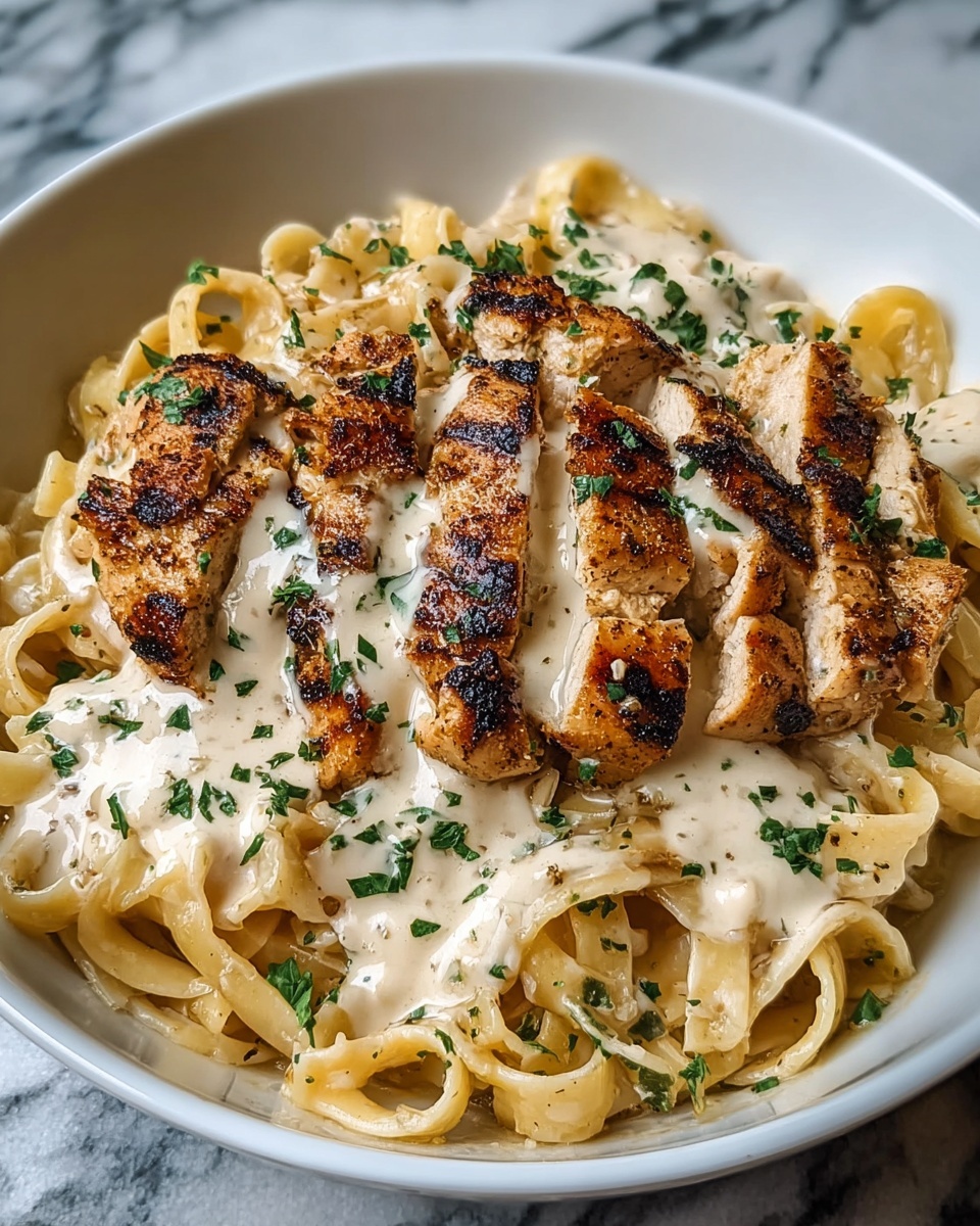 Blackened Cajun Chicken Alfredo Recipe - Recipe Image