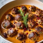 Thanksgiving Turkey Cranberry Meatballs in Creamy Herb Sauce Recipe 7 Thanksgiving Turkey Cranberry Meatballs in Creamy Herb Sauce Recipe