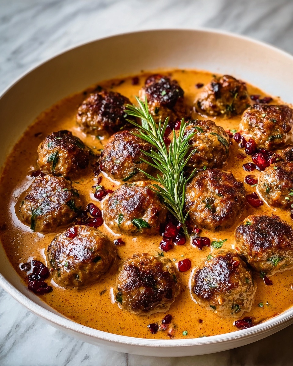 Thanksgiving Turkey Cranberry Meatballs in Creamy Herb Sauce Recipe 6 Thanksgiving Turkey Cranberry Meatballs in Creamy Herb Sauce Recipe - Recipe Image
